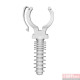 Boite de 50 CLIPEO blanc simple 26 mm - 58226