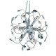 Cluster - 061648 - magnifique lustre à suspension effet système-solaire de 43cm de diamètre avec 12 ampoules g4 10w incluses