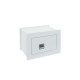 Coffre-fort à emmurer arregui combinaison à clé basic ideal - 271320 - 230x350x200mm