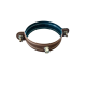 Collier de fixation Zinc 7/10ème pour descente d'eau pluviales ronde Ø100 - Couleur au choix 
