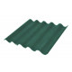 Plaques ondulées 6 ondes Coloronde FR® fibres ciment (palette) Vert-forêt