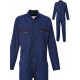 Combinaison de travail singer agri 1 zip polyester/coton marine haute qualite - Taille au choix