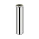 Tdpi1000 conduit double paroi isolé polycombustible longueur 100 cm    inox   ø125 - à l'unité