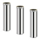 Lot de 3 tdps1000 conduit double paroi isolé pour poêle à bois longueur 100 cm       ø175