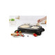 Crêpière double domo - diamètre 19 cm - 1000w - do8715p 