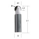 Fraise à rainure 8 x 16 x 12 mm - MAKITA - D-11134 