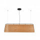 Suspension bois noir stood 5 ampoules