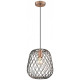 Suspension cuivre antique whitby h187 1 lumières
