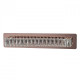 Applique murale cuivre crystal 1 ampoule 15 cm