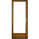 Porte fenêtre 1 vantail en bois exotique hauteur 215 x largeur 80 tirant gauche (cotes tableau)