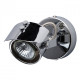Spot chromé techno 1 ampoule 17 cm