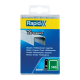 Agrafes n°140/16 mm en fil plat inoxydable - RAPID - bte 2000 - 5000091 