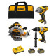 Dewalt kit dck324t2 (dcd999 dcf892 dcs573 2 x 54v/18v 6,0 ah dcb118 sac)