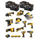 Dewalt kit dwk1101t (dcd996+dch273+dcg405+dcf887+dcf894+dcs334+dcs570+ dcs355+dcp580+dcs367+dcl050+ 3x5,0ah dcb115+4xtstak vi)