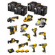 Dewalt kit dwk1202t (dcd796+dch273+dcg405+dcf887+dcf899h+dcs331+dcs391+ dcs355+dcp580+dcs369+dcl050+dcf620+3x5,0ah+dcb115+4xtvi)