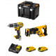 Dewalt kit dwk205 (dcd796 dcs367 2 x 2,0 ah dcb107 tstak vi)