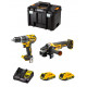 Dewalt kit dwk208 (dcd796 dcg405 2 x 2,0 ah dcb107 tstak vi)