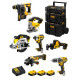 Dewalt kit dwk702 (dcd796 dch273 dcg405 dcf887 dcs331 dcs391 dcs369 3 x 5,0 ah dcb115 caddy 3en1)