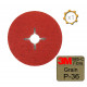 Disque fibre 3m 985 c diamètre 127 grain 36 x 1