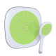 Douche de tête carrée et douchette à main picots anticalcaires - GREEN SHOWER CONCEPT Aurlane - COL035