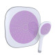 Douche de tête carrée et douchette à main picots anticalcaires - PURPLE SHOWER CONCEPT Aurlane - COL040