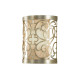 Applique arabesque, feuilles d'argent, 24 cm
