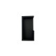 Poignée pour porte coulissante DESIGN rectangulaire finition noir mat 