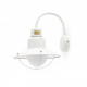 Aplique murale de jardin blanche newport 1 ampoule