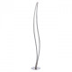 Lampadaire chromé techno 2 ampoules 135.5 cm