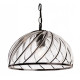 Suspension 32 cm pascal, chrome et verre