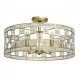 Plafonnier doré classic 6 ampoules 32 cm