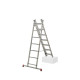 Echelle transformable 3 plans Escalux - Nombre d'échelons au choix 