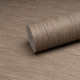 Papier peint intissé vinyle - Modèle effet tweed mat vertical marron foncé