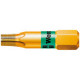 Embout pour vis TORX® 1/4'', 25 mm de long, diamanté avec zone de Bi-torsion, Dimensions : T 30
