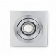 Encastrable gris plano 1 ampoule