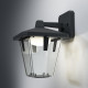 Endura style boule lanterne applique extérieure 10 watt classic down - finition au choix