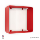 Etagère murale cube Ambre - DECO-GEM L.30 x H.30 x P.15 cm Rouge