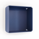 Etagère murale cube DECO-GEM L.30 x H.30 x P.15 cm Amethyste Bleu