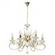 Chandelier doré classic 6 ampoules 90 cm