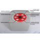 Spa gonflable 4 personnes rond ospazia - jusqu’à 40°c - prêt en 5 minutes - couverture et filtre inclus 