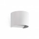 Aplique murale de jardin blanche sunset 2 ampoules