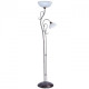 Lampadaire marron country 2 ampoules 170 cm