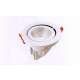 Downlight spot led cob 30w 90 rond orientable - couleur eclairage au choix 