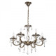 Chandelier laiton classic 6 ampoules 90 cm
