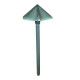 Borne bronze19, vert de gris, led