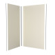 Lot 2 panneaux muraux ivoire 90 et 120x210 cm - profilés de jonction et finition - wall' it - Couleur de finition au choix 