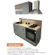 Cuisineandcie - façade pour lave-vaisselle tout intégrable eco gris brillant l 60 cm 