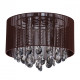 Plafonnier chromé elegance 6 ampoules 35 cm