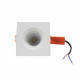 Spot encastrable led cob carré 5w 80 - couleur eclairage au choix
