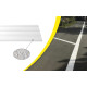 Bande d'aide à l'orientation extérieure Waccess 4 nervures WATTELEZ 1000 x 215 mm - Blanc - 630040B